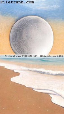 File tranh trang trí phong canh tranh son dau ve tay 137 (tải file gốc)