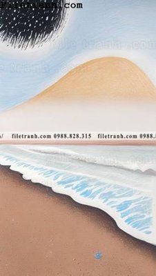 File tranh in mica phong canh tranh son dau ve tay 138 (độ phân giải cao)