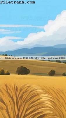 Download file gốc phong canh tranh son dau ve tay 150 (in lụa) nghệ thuật