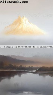 File PSD phong canh tranh son dau ve tay 153 (gốc) tách lớp chi tiết