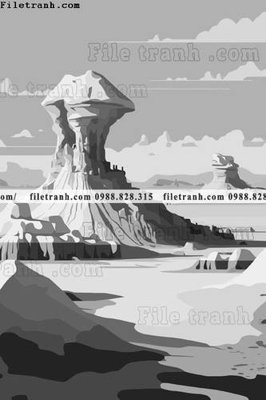 File gốc phong canh truu tuong vector 1508 (in mica) cắt laser