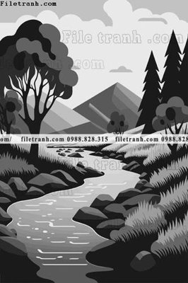 File in ấn phong canh truu tuong vector 1564 (bản gốc) từ file gốc