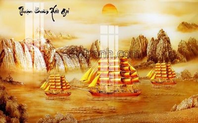 Download file gốc File thuận buồm xuôi gió TB24 (in lụa) hoa lá