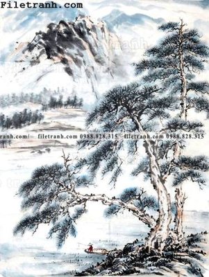 Download file tranh PSD thuy mac trung quoc dep 103 để chỉnh sửa