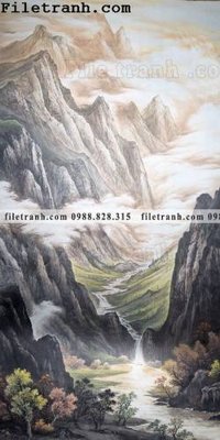 Tải file thuy mac trung quoc dep 127 (PSD) cho in tranh kính