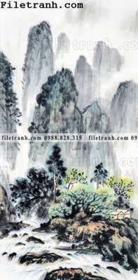 File in ấn thuy mac trung quoc dep 136 (bản gốc) sắc nét