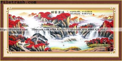 File PSD thuy mac trung quoc mau do 102 (gốc) nhiều lớp (multi-layer)