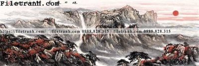 File in ấn thuy mac trung quoc mau do 117 (bản gốc) chất lượng cao