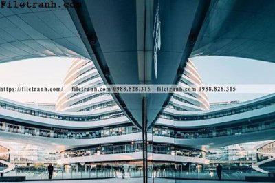 File in mica toa nha hinh hoc ngang 115 (ảnh gốc) đẹp