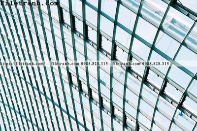 File tranh toa nha hinh hoc ngang 124 (ảnh gốc) in trần xuyên sáng