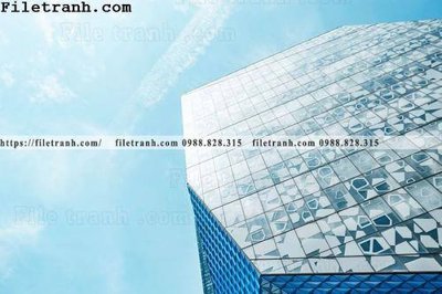 File gốc toa nha hinh hoc ngang 135 (bản quyền) cho in ấn