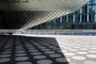 Download file gốc toa nha hinh hoc ngang 176 (in lụa) tranh 3D