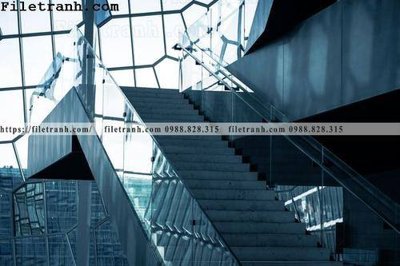 File tranh gốc toa nha hinh hoc ngang 181 (bản quyền) Filetranh.com