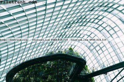 File gốc toa nha hinh hoc ngang 186 (in lụa) tranh mã đáo