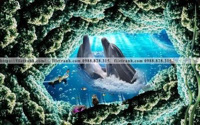 File in ấn tranh 3D the gioi duoi nuoc dai duong 125 chuyên nghiệp