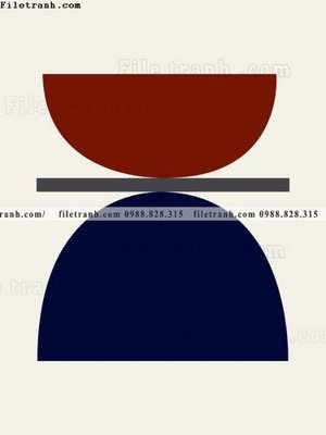 File in trần tranh Klein Phap xanh 537 (bản gốc 3D) sống động