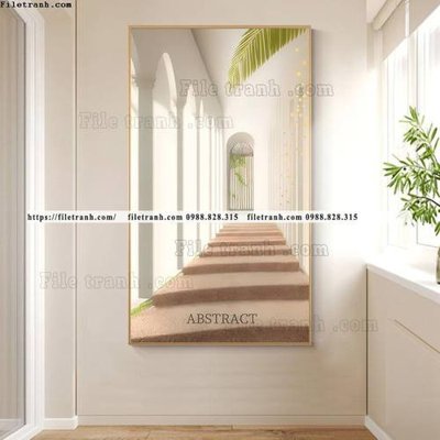 File tranh tranh bac thang loi vao 3d 511 (gốc) in trên kính