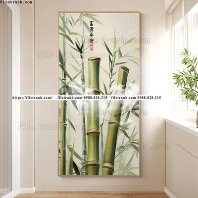 Tải file gốc tranh bambo cay truc kieu moi 521 (in khổ lớn) không mờ