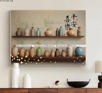 File tranh ảnh gốc tranh binh hoa hop dong ho nha hang 508 dùng cho in khổ lớn