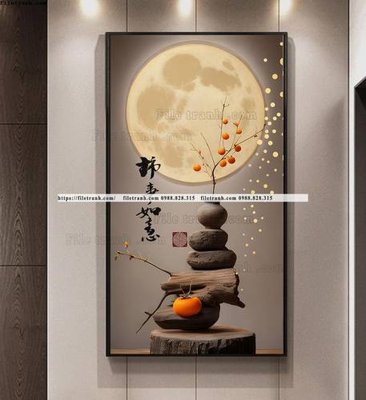 File ảnh tranh binh hoa va cay mat trang toi gian 501 (gốc) in quảng cáo ngoài trời