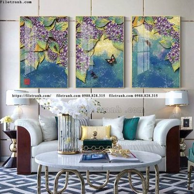 Tải file tranh bo 3 tam pha le guong 650 (gốc) làm file in ấn