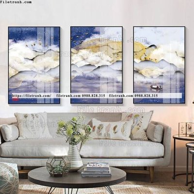 Download file tranh bo 3 tam pha le guong 677 (gốc) in mica bàn thờ