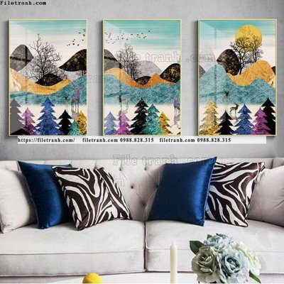 Download file gốc tranh bo 3 tam pha le guong 691 (in mica) logo