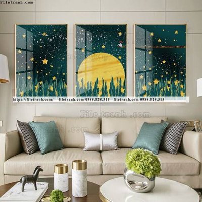 Tải file tranh bo 3 tam pha le guong 812 (gốc) in trên mọi chất liệu