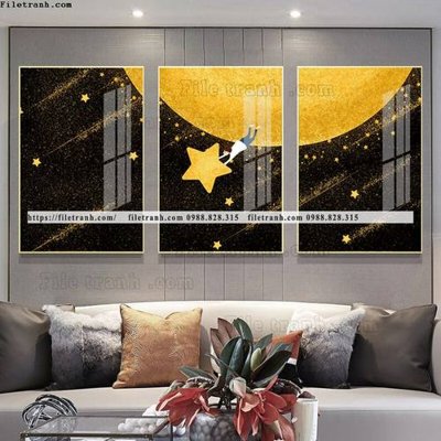 File gốc tranh bo 3 tam pha le guong 816 (in mica) làm bảng hiệu