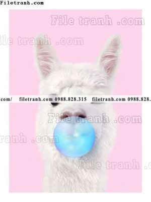 File ảnh tranh bo bac au tuoi moi 661 (gốc) in decal dán tường