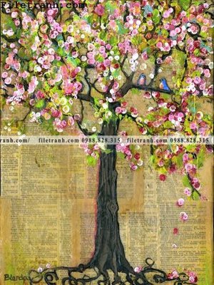 Download file tranh cay tien hoa mai tai loc 125 (gốc) in mica bàn thờ