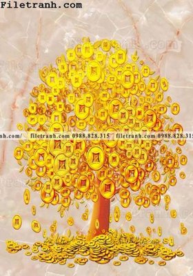 File gốc tranh cay tien hoa mai tai loc 137 (ảnh rõ nét) để in
