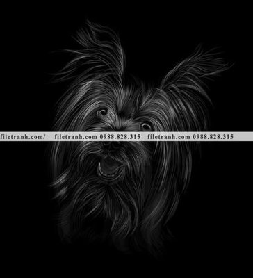 Tải file gốc in lụa tranh chan dung dong vat den trang 1543 siêu nét