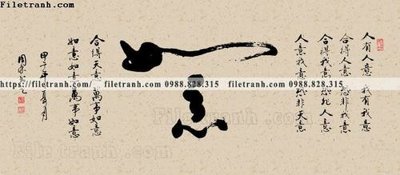 Download file gốc tranh chu trung quoc 558 (in lụa) tranh 3D