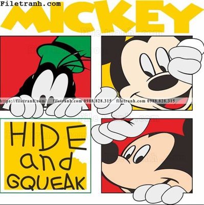 Tải về file tranh gốc tranh chuot mickey 107 (để in quảng cáo)