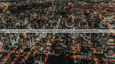 File tranh trang trí tranh chup anh thanh pho dang ngang 300 (file gốc)