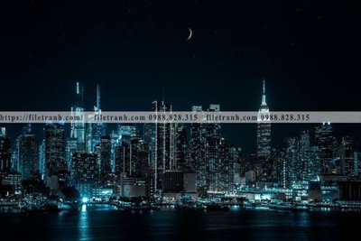 File tranh tranh chup anh thanh pho dang ngang 375 (file gốc) chủ đề phong thủy