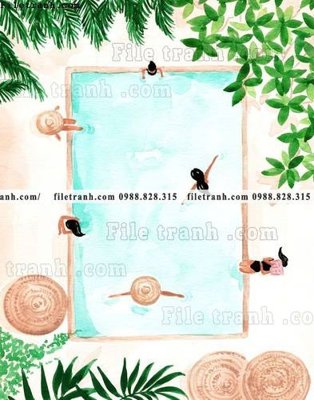 Tải file gốc tranh co gai truu tuong bac au 602 (bản PSD) chỉnh sửa được