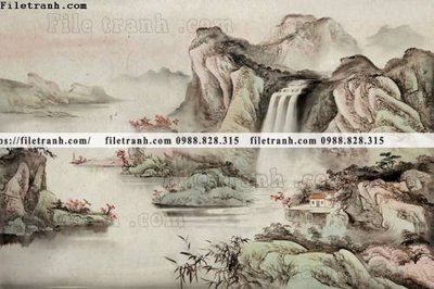 File tranh tranh co ve trung quoc 513 (bản gốc) treo tường