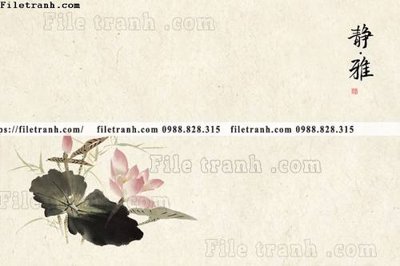 File tranh tranh co ve trung quoc 537 (bản gốc) trang trí văn phòng