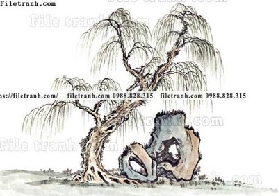 File gốc tranh co ve trung quoc 627 (in tráng gương) nghệ thuật