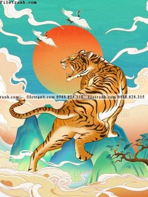 Tệp tin gốc tranh con ho 509 (chất lượng cao) tranh con ho 509