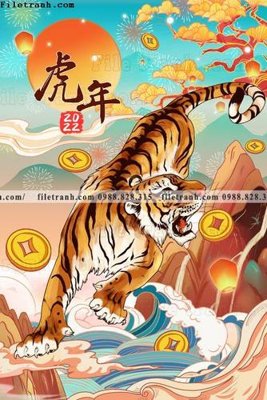 Tải về file tranh gốc tranh con ho 518 (để in quảng cáo)