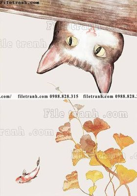 Tải file tranh con meo ve tay 600 (gốc) chủ đề tôn giáo