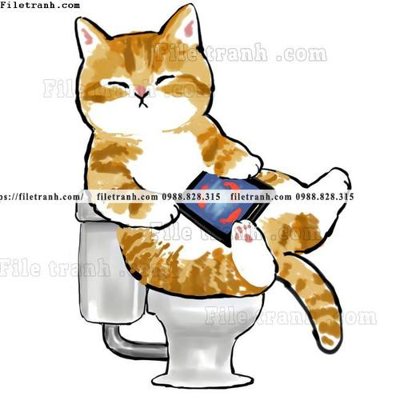 Mua file tranh gốc tranh con meo ve tay 623 tại Filetranh.com