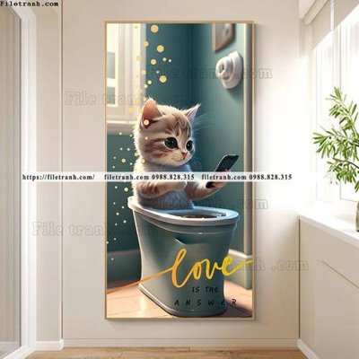 File PSD tranh con meo ve tay ben cua so 502 (bản gốc) chất lượng nhất