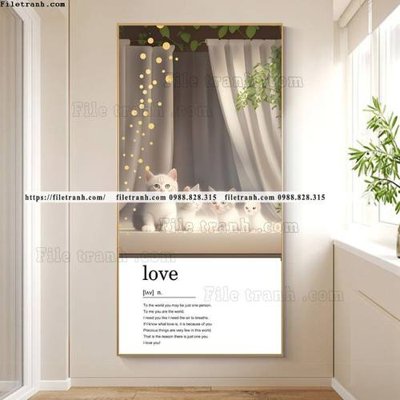 Tệp tin gốc tranh con meo ve tay ben cua so 520 (dùng cho in ấn) chuyên nghiệp