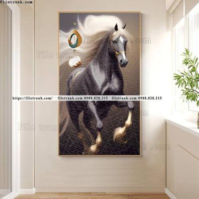 Tải file tranh con ngua trang 1 minh tuyet dep 513 (ảnh gốc) 300dpi tranh con ngua trang 1 minh tuyet dep 513