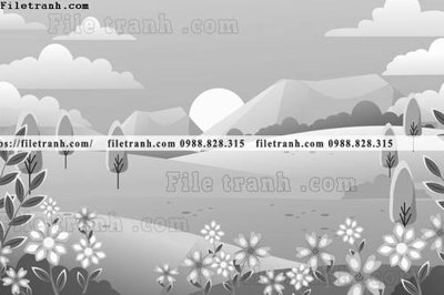 File gốc tranh da tuong hoat hinh minh hoa 237 (in mica) cắt laser