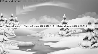 File gốc tranh da tuong hoat hinh minh hoa 302 (bản quyền) cho in ấn